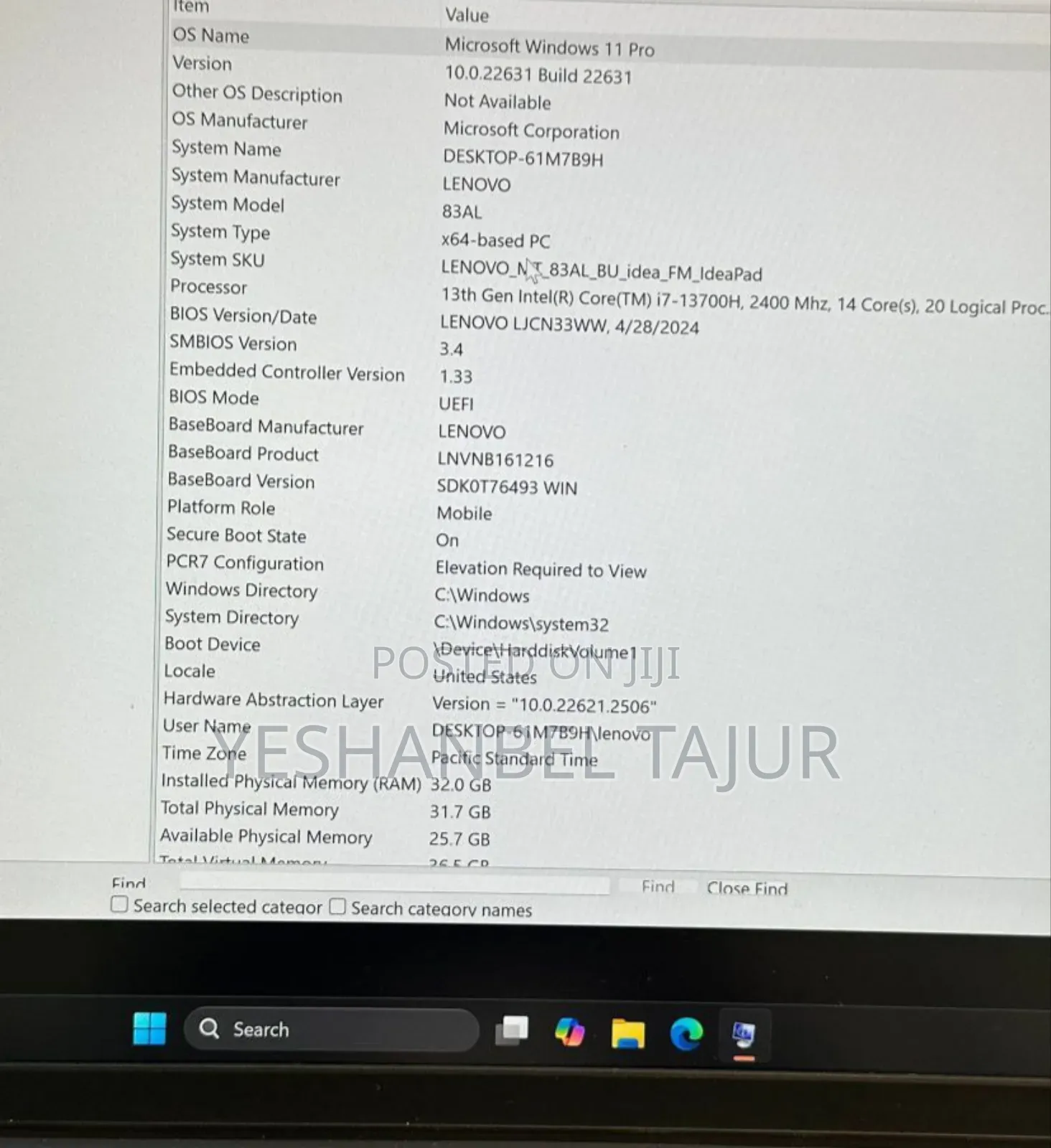New Lenovo IdeaPad 5 Slim 13th Gen i7 16GB Intel Core i7 SSD 512GB