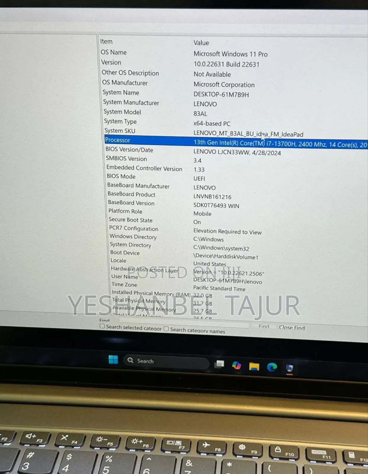 New Lenovo IdeaPad 5 Slim 13th Gen i7 16GB Intel Core i7 SSD 512GB