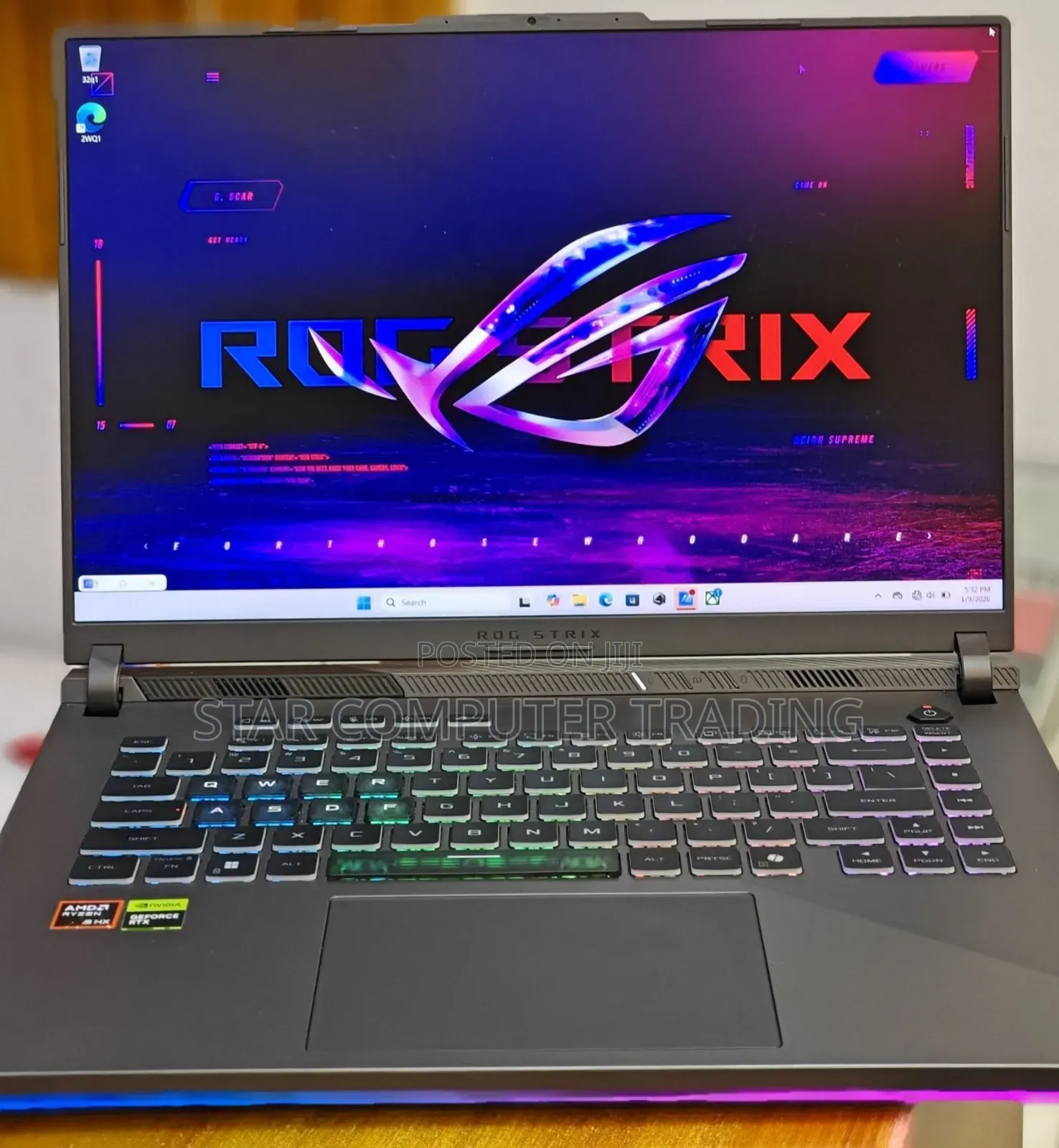 New Laptop Asus ROG Strix G16 G614 16GB AMD Ryzen 9 SSD 1T