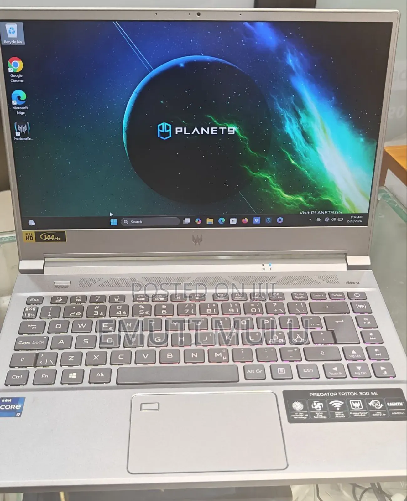 New Laptop Acer Predator Helios Neo 14 16GB Intel Core i7 SSD 1T