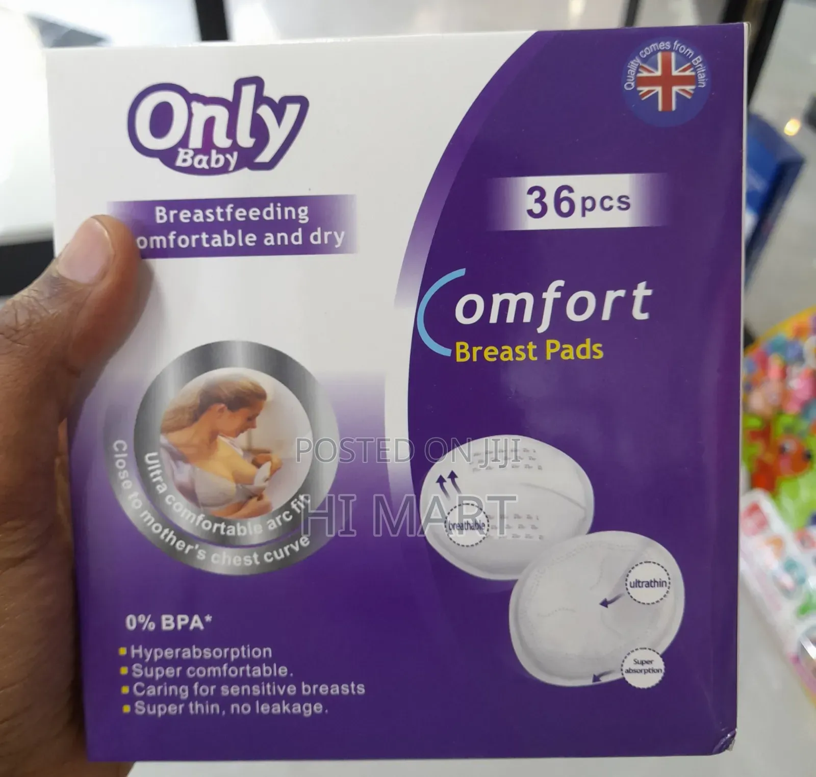 Only Baby Soft and Absorbent Breast Pads(36pcs)