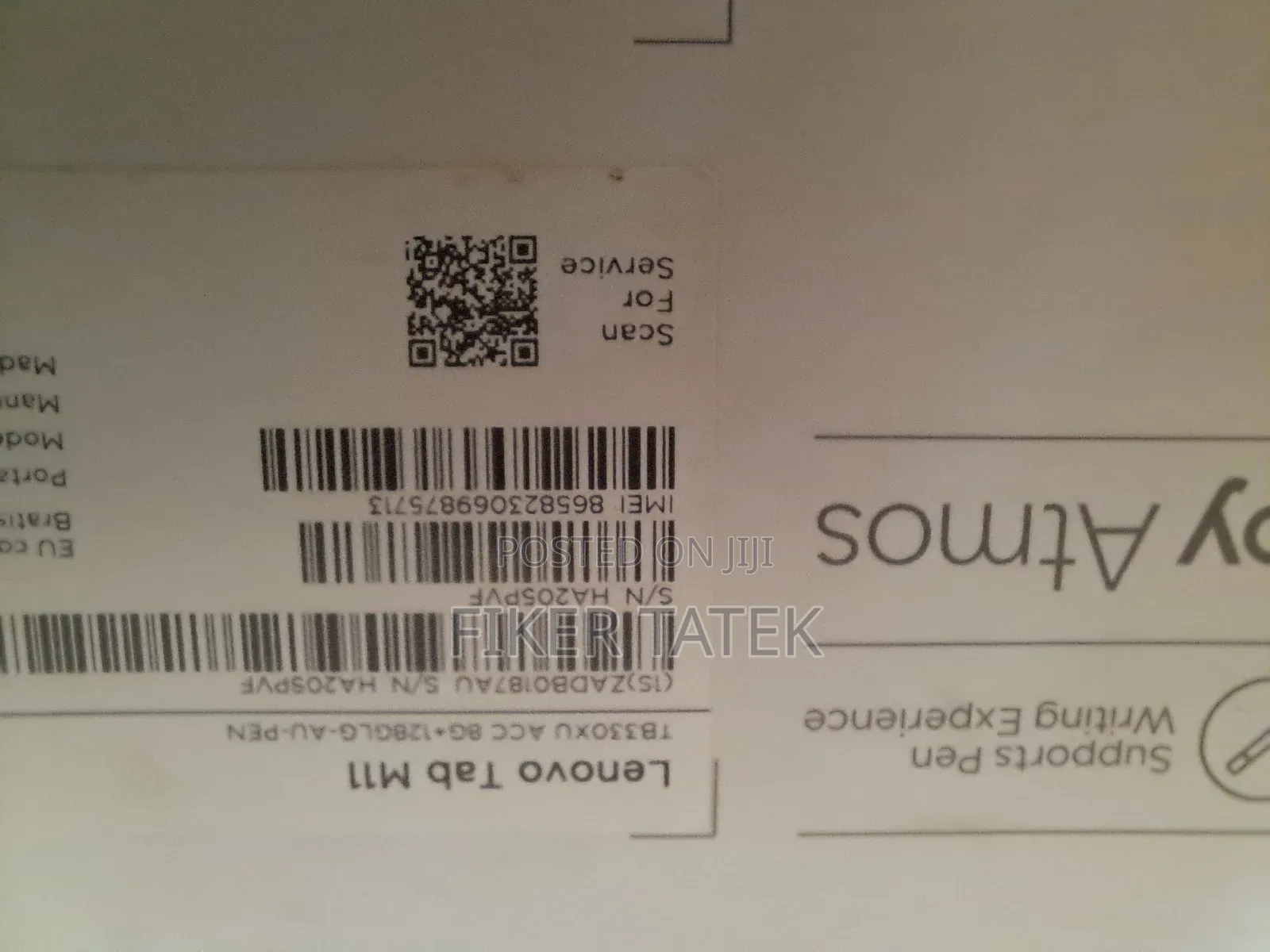 New Lenovo Tab M11 128 GB Gray