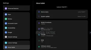 New Lenovo Tab M11 128 GB Gray