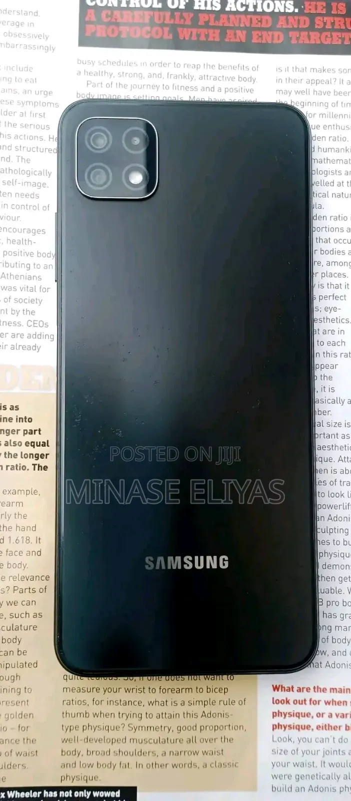 New Samsung Galaxy A22 5G 128 GB Black