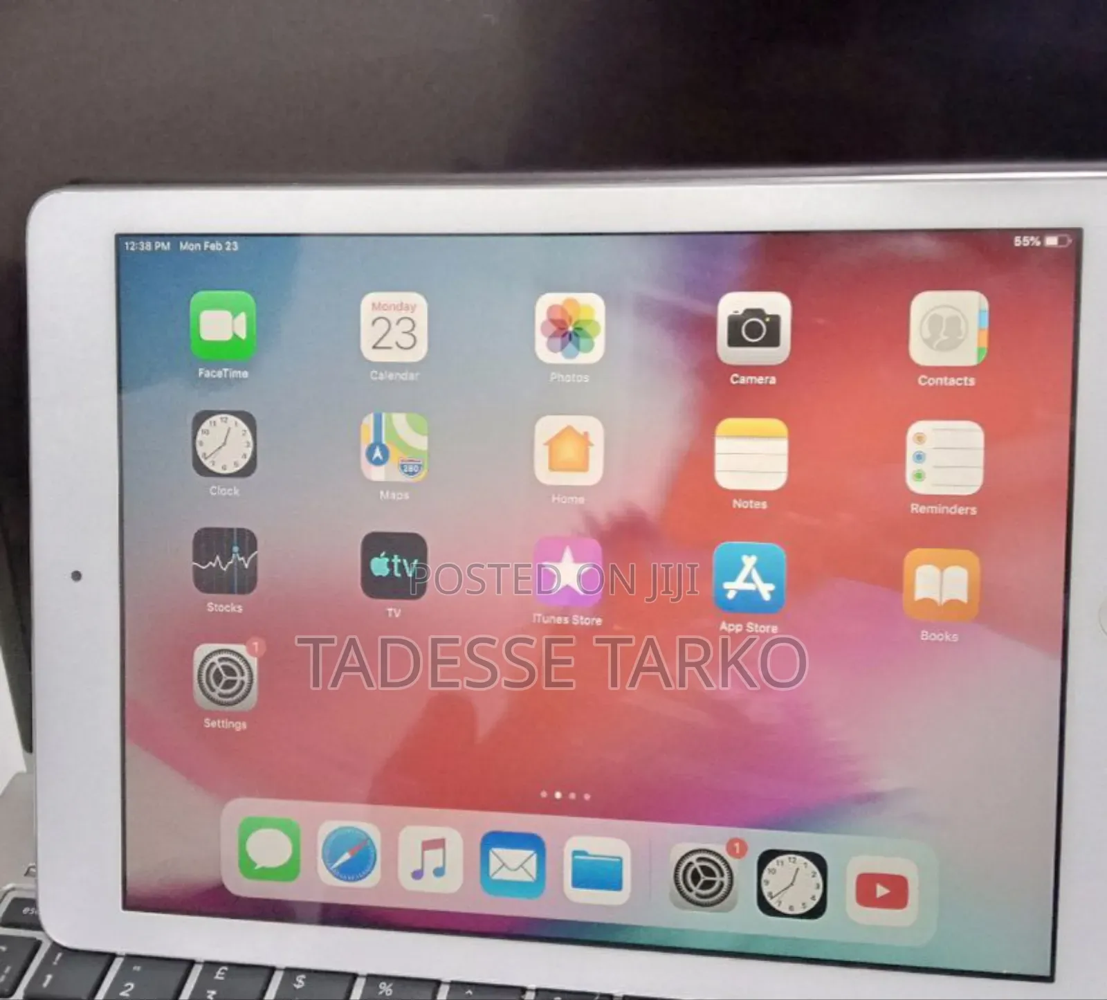 New Apple iPad Air 64 GB Silver