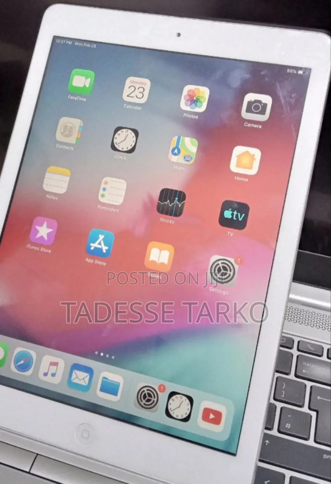 New Apple iPad Air 64 GB Silver