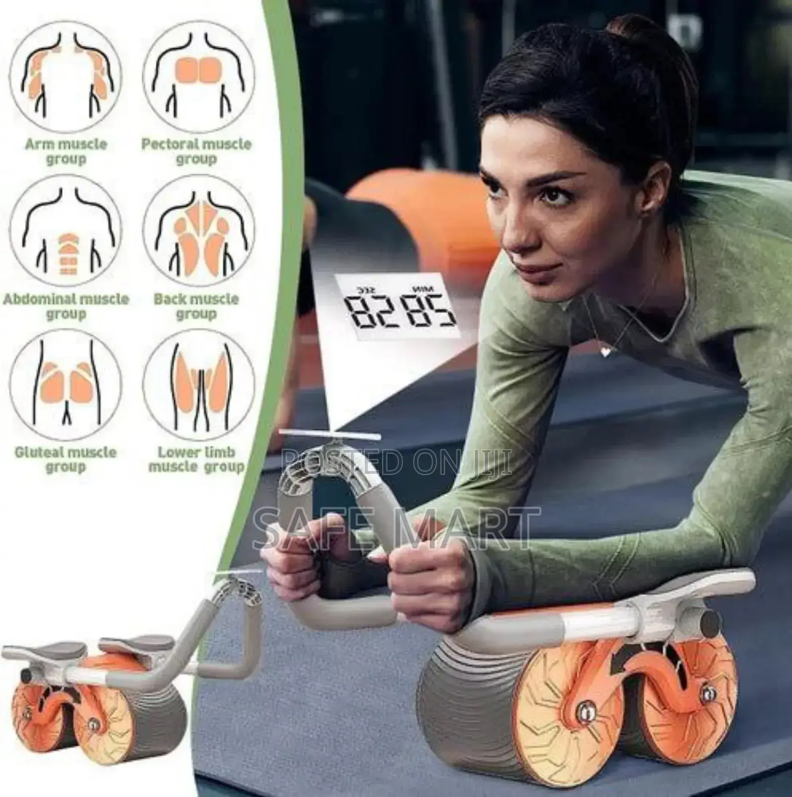 Automatic Rebound Abdominal Wheel