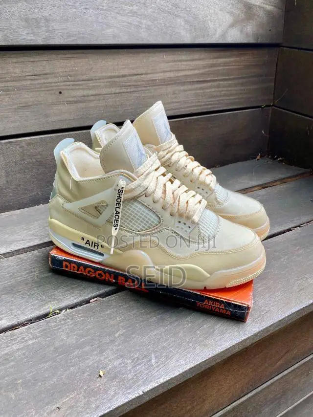 Brand New Trendy Cream Sneakers – Air Jordan Retro Sp