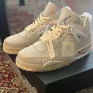 Brand New Trendy Cream Sneakers – Air Jordan Retro Sp