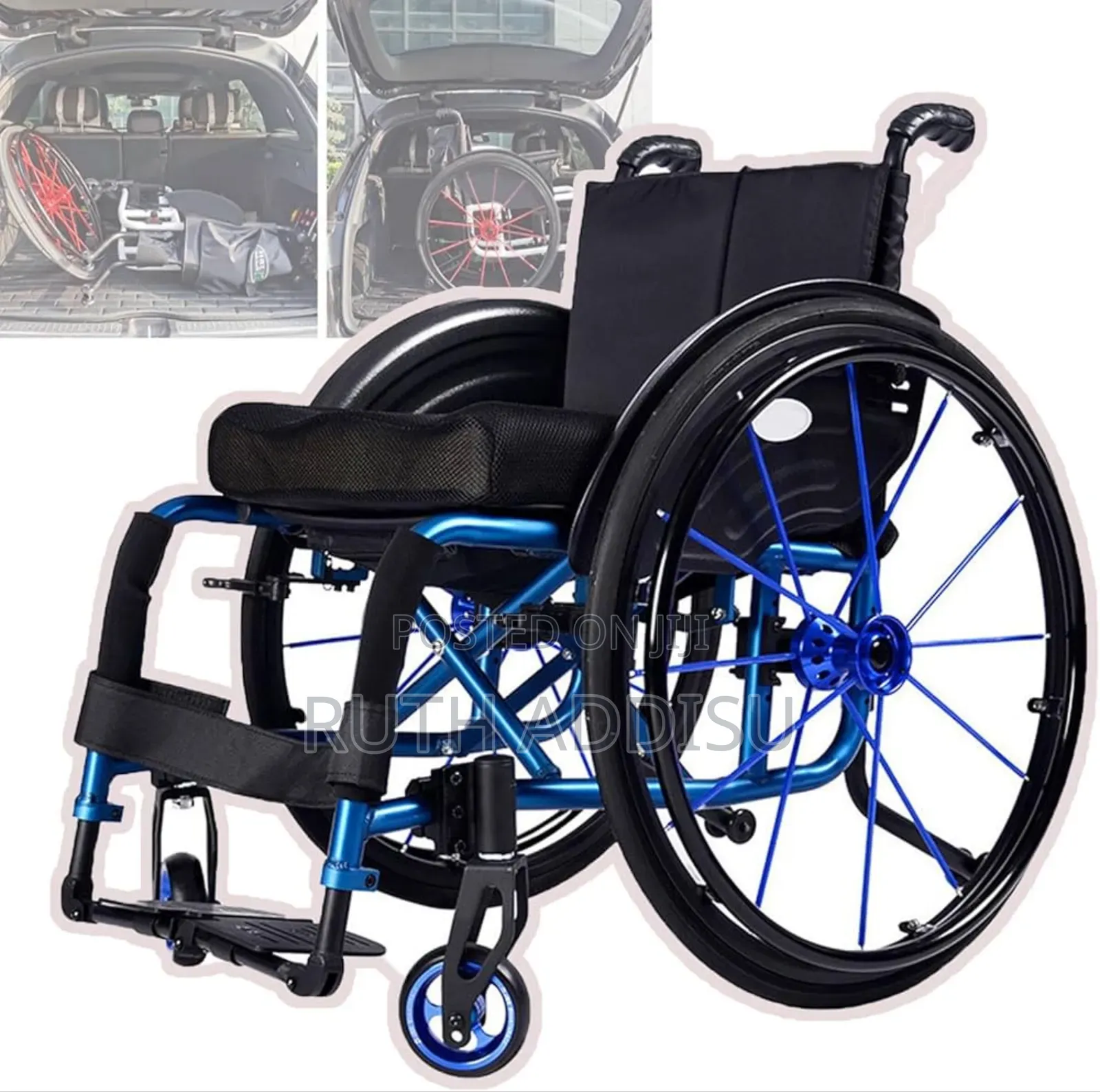 Ultra Light Wheelchair, Portable Handicapped Competition Trolley