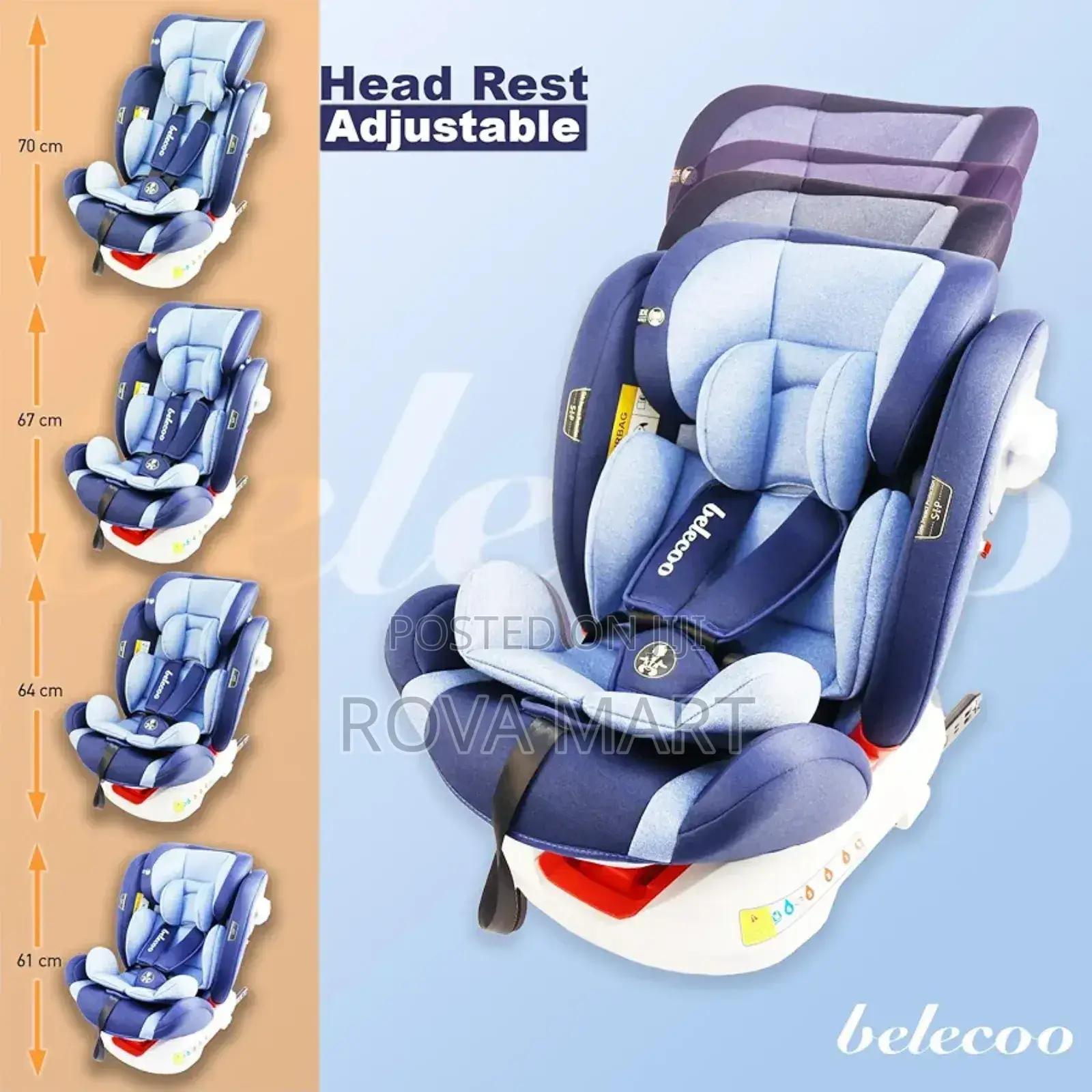 360° Rotating Car Seat With Isofix