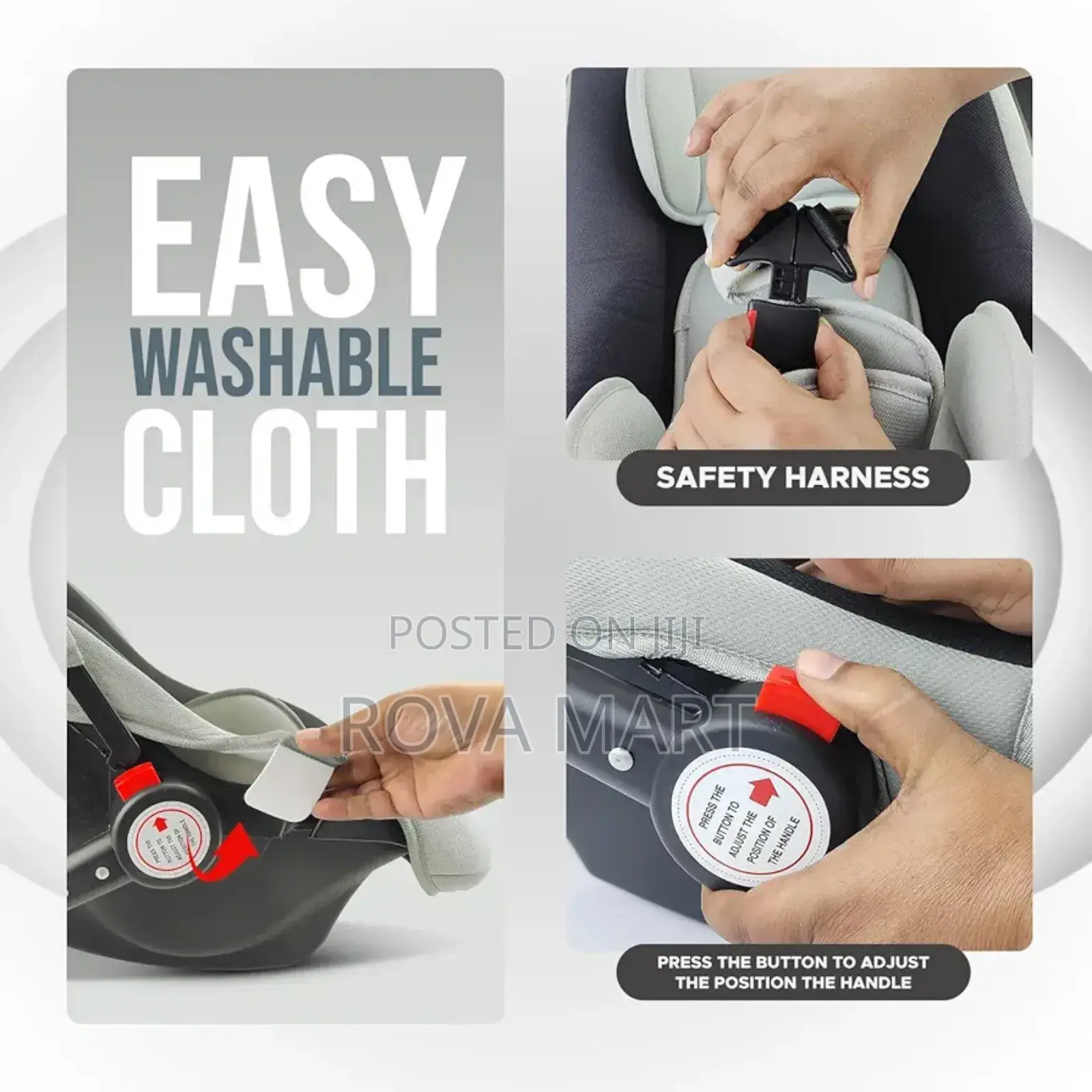 Dash Multi Purpose Baby Carry Cot Cum Car Seat