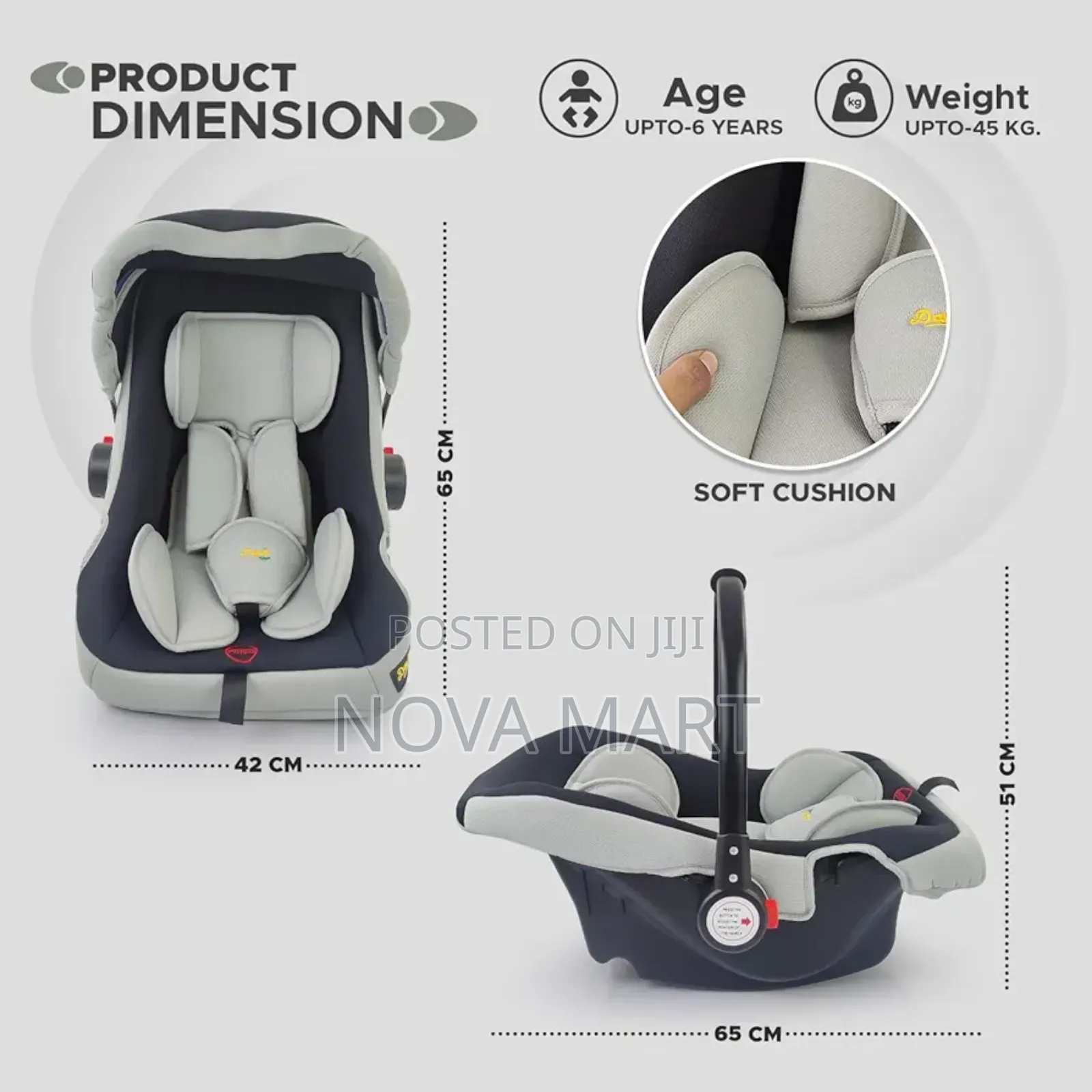 Dash Multi Purpose Baby Carry Cot Cum Car Seat