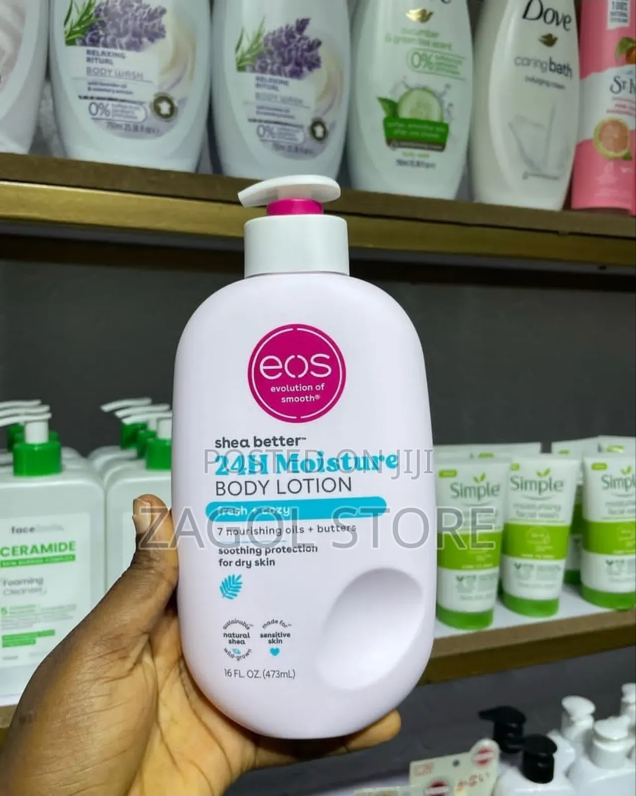 Smell Fresh + Stay Silky! Eos 24h Body Lotion