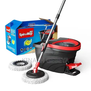 360° Rotating Dual Drive Spin Mop