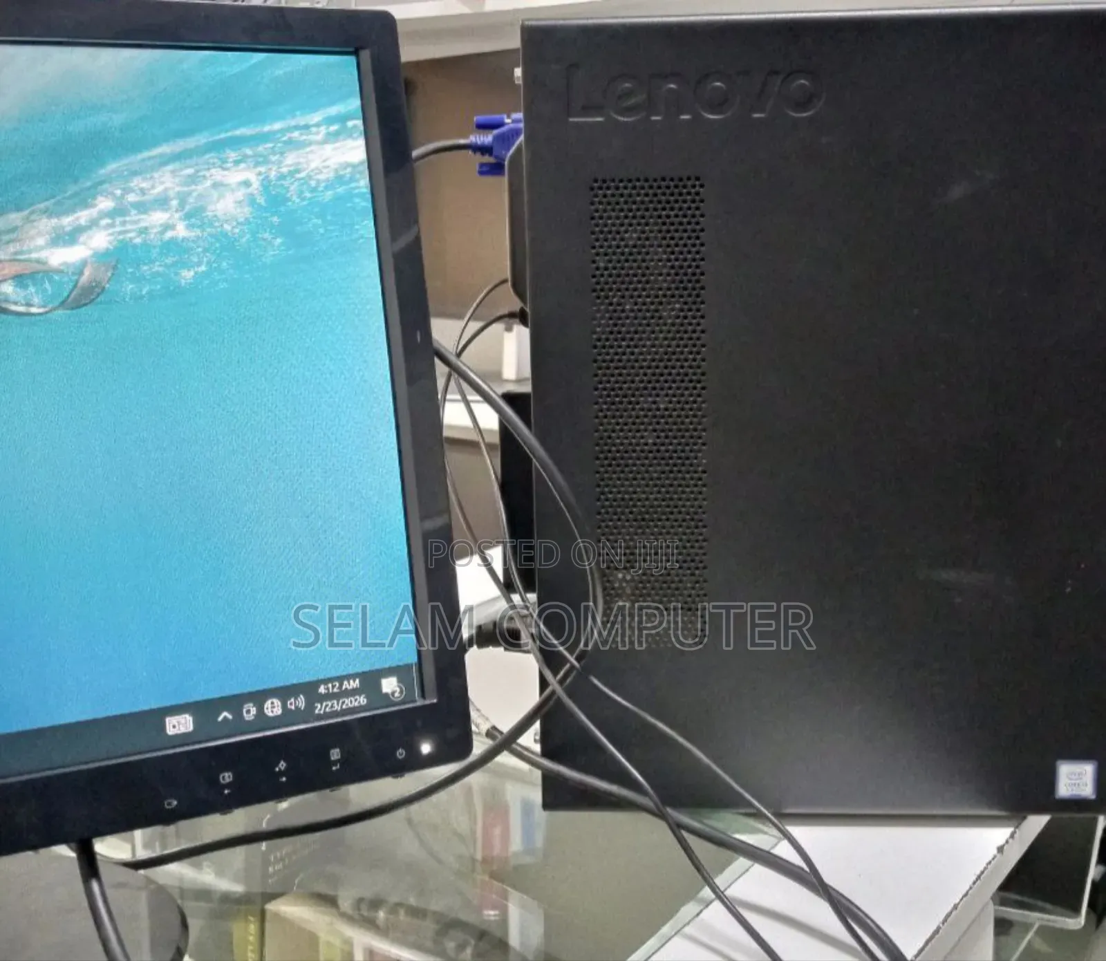 Lenovo Tower Desktop Core I3 8th Generation 19" Inch Wid