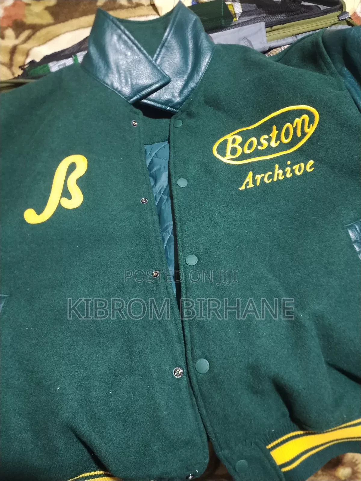 Brand New Green Leather Jacket