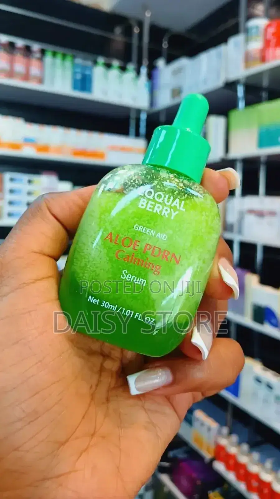 Instant Calm in a Bottle! Eqqal Berry Green Aid Aloe PDRN Serum