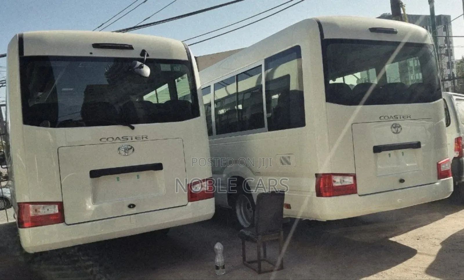 New Toyota Coaster 2025 White
