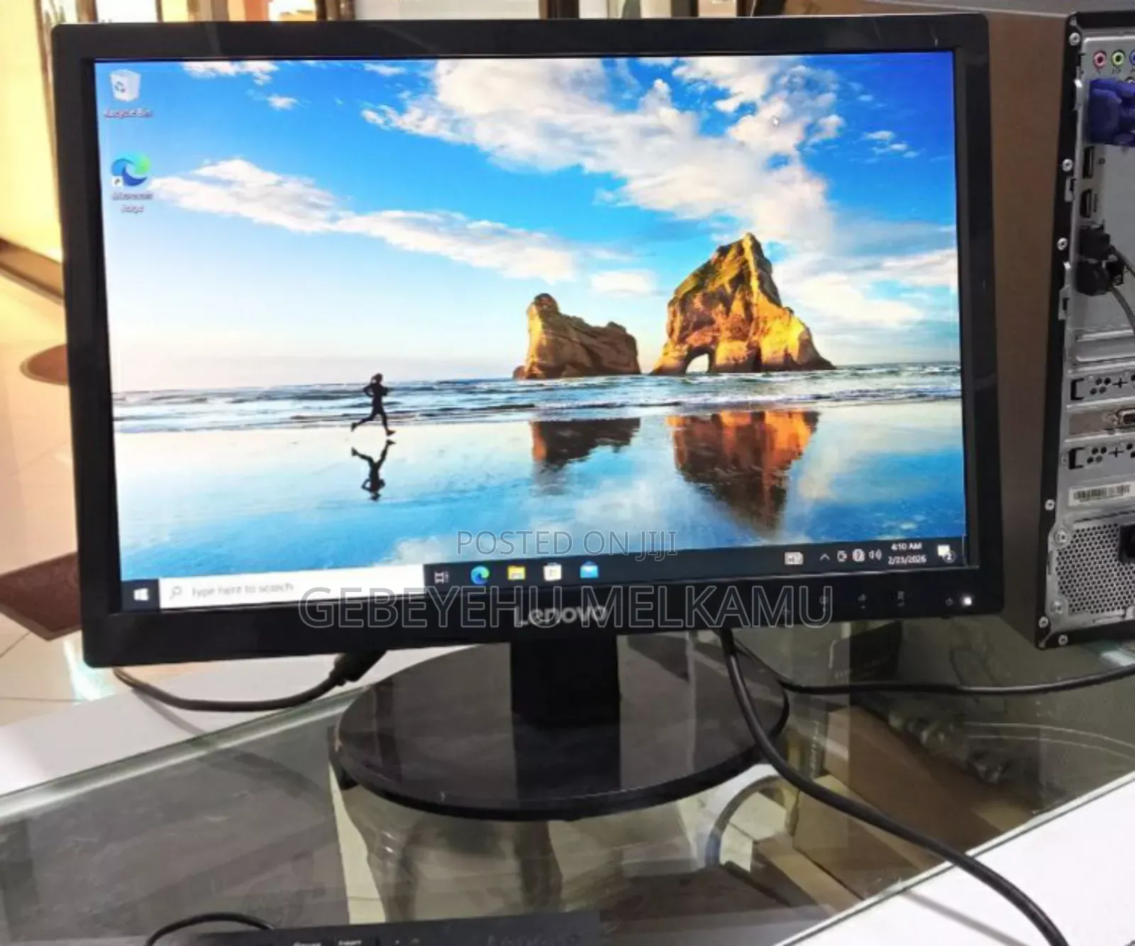 New Desktop Computer Lenovo 4GB Intel Core 3 SSD 500GB