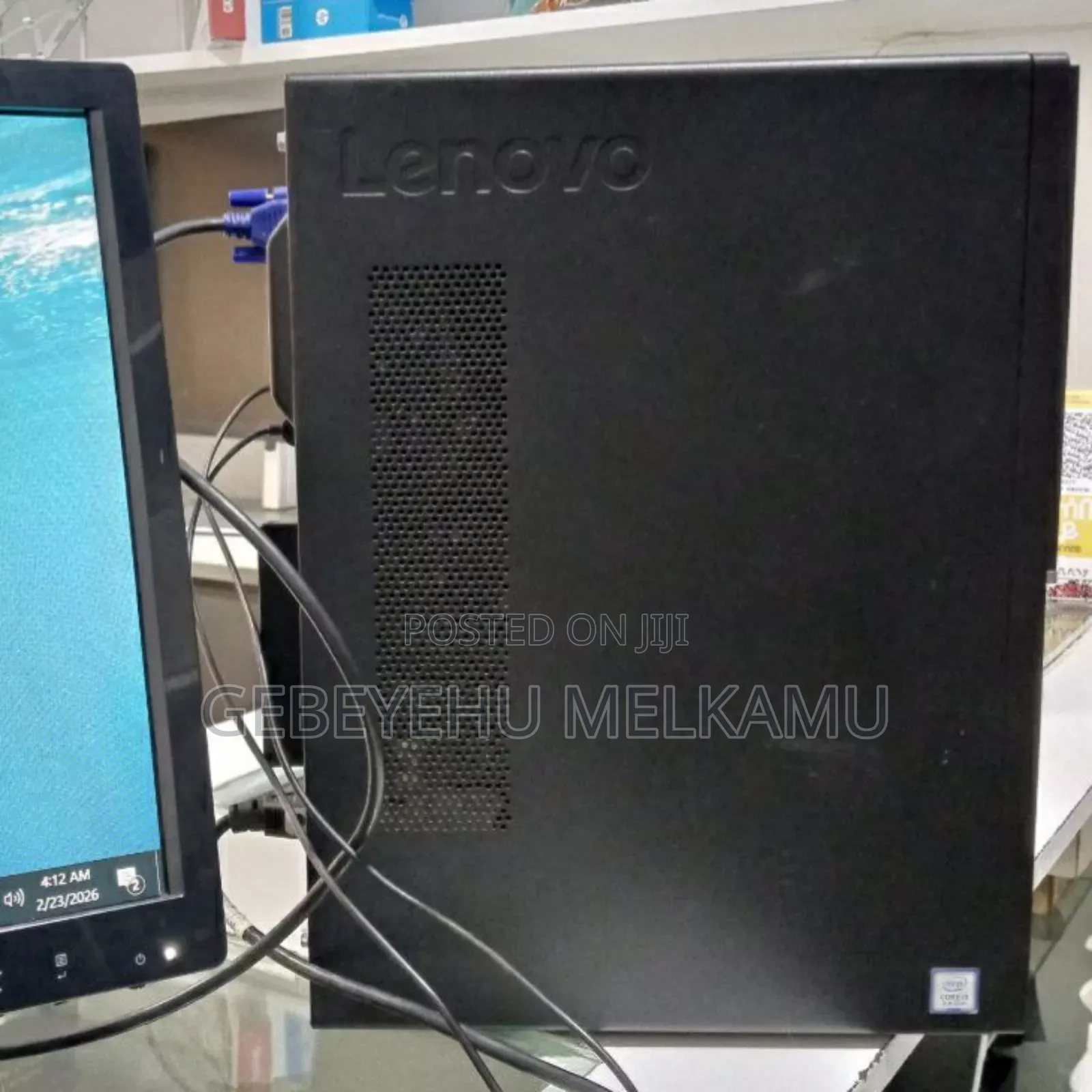 New Desktop Computer Lenovo 4GB Intel Core 3 SSD 500GB