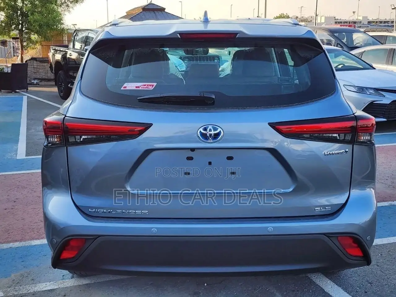 New Toyota Highlander Hybrid 2023 Blue