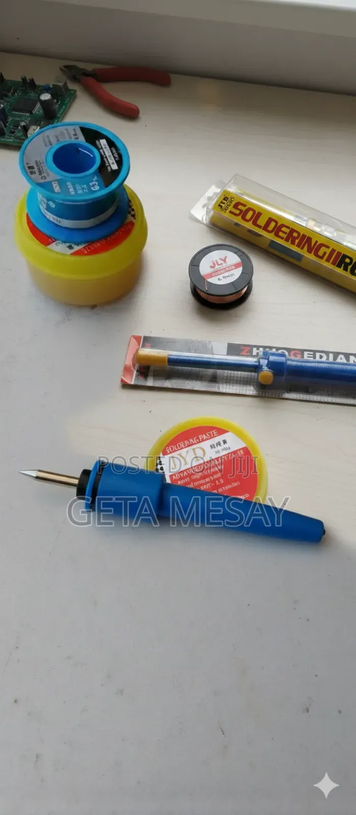 Professional 5-Piece Soldering Electronics Repair Combo Kit