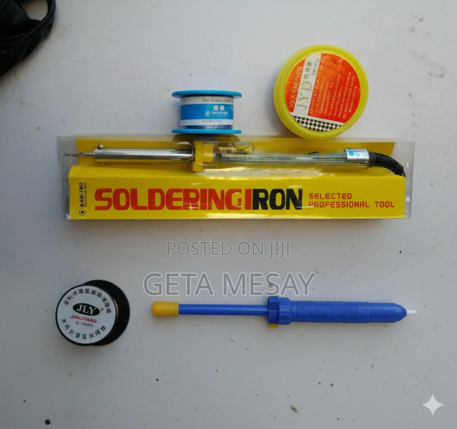 Professional 5-Piece Soldering Electronics Repair Combo Kit