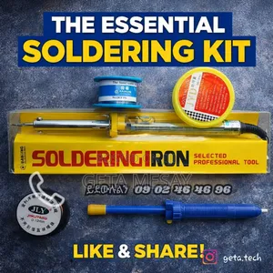 Professional 5-Piece Soldering Electronics Repair Combo Kit