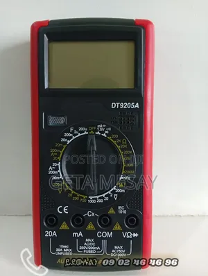 Dt9205a Digital Multimeter Voltmeter Ammeter Ohmmeter Capacitance