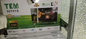 Tev Smart Tv 5o Inch Andrid Doubel Gelass New 2025 Model