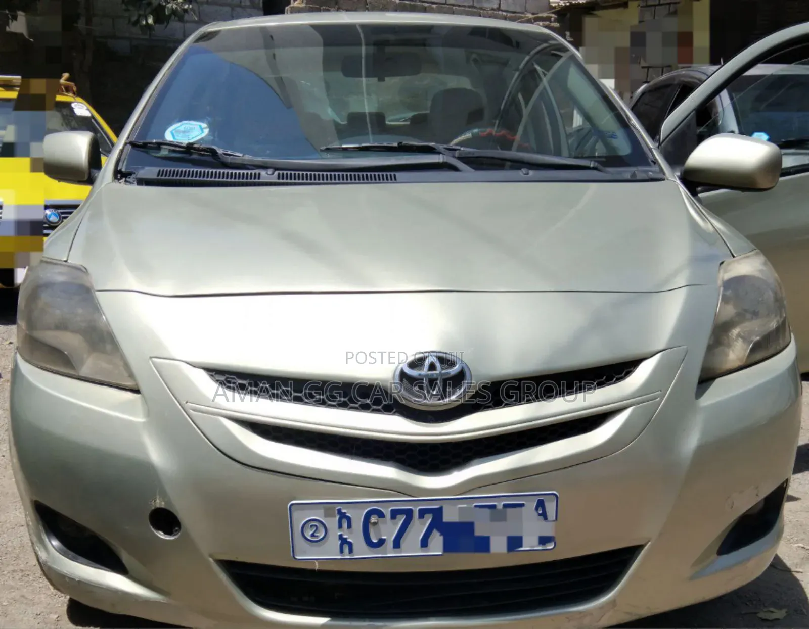 Toyota Yaris 2007 Gold