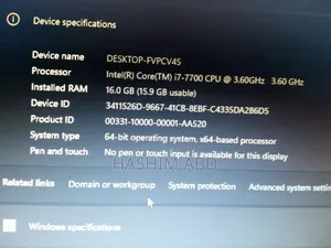 Desktop Computer Dell OptiPlex 5050 16GB Intel Core i7 SSD 1T
