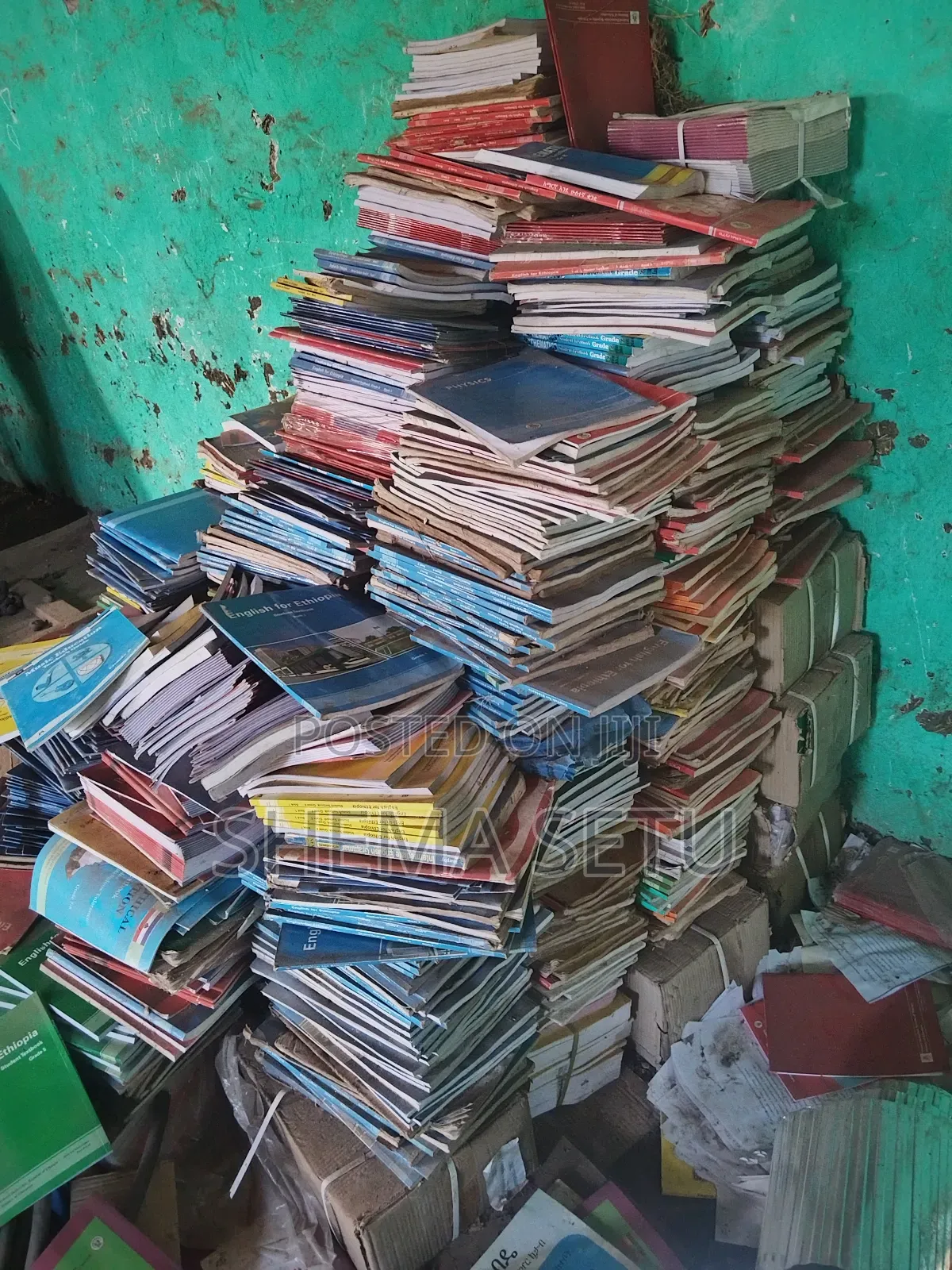 Used Paper and Used Text Book