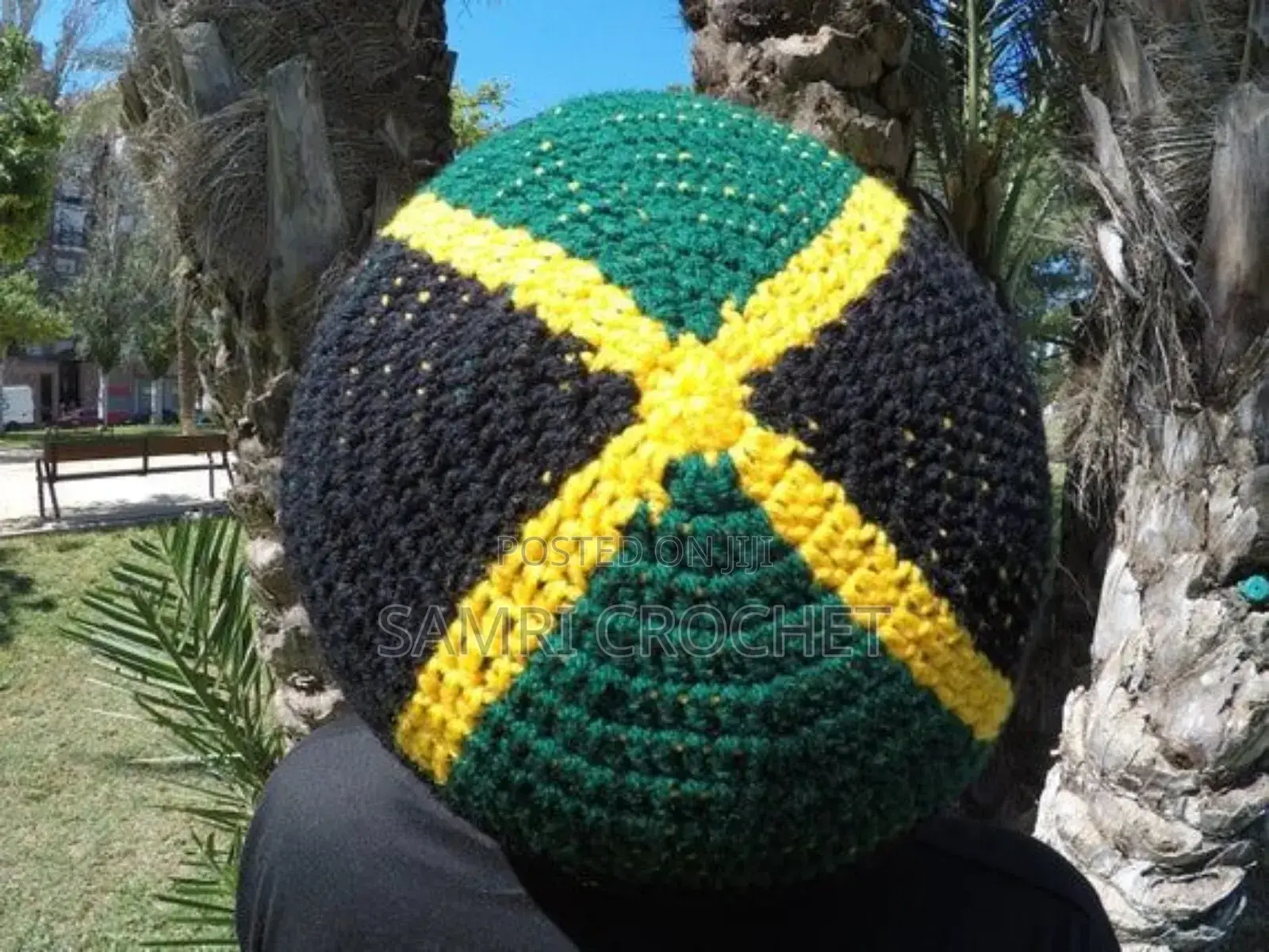 Jamaican Flag Rasta Hathandmade Rasta Hat Crochet Reggae Style 