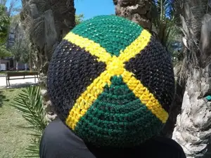 Jamaican Flag Rasta Hathandmade Rasta Hat Crochet Reggae Style 