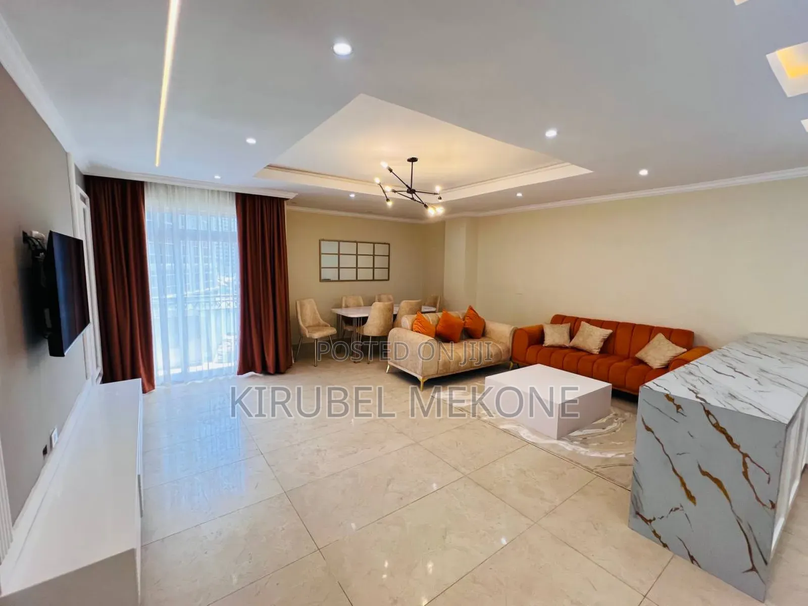 Furnished 3bdrm Apartment in Bole for rent