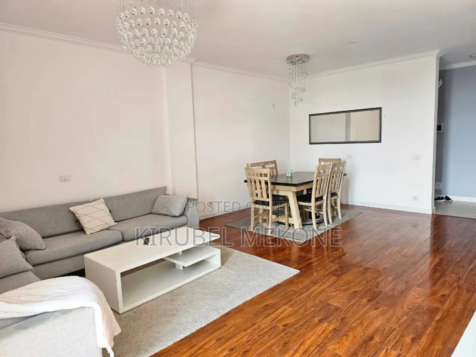 Furnished 3bdrm Apartment in Bole for rent