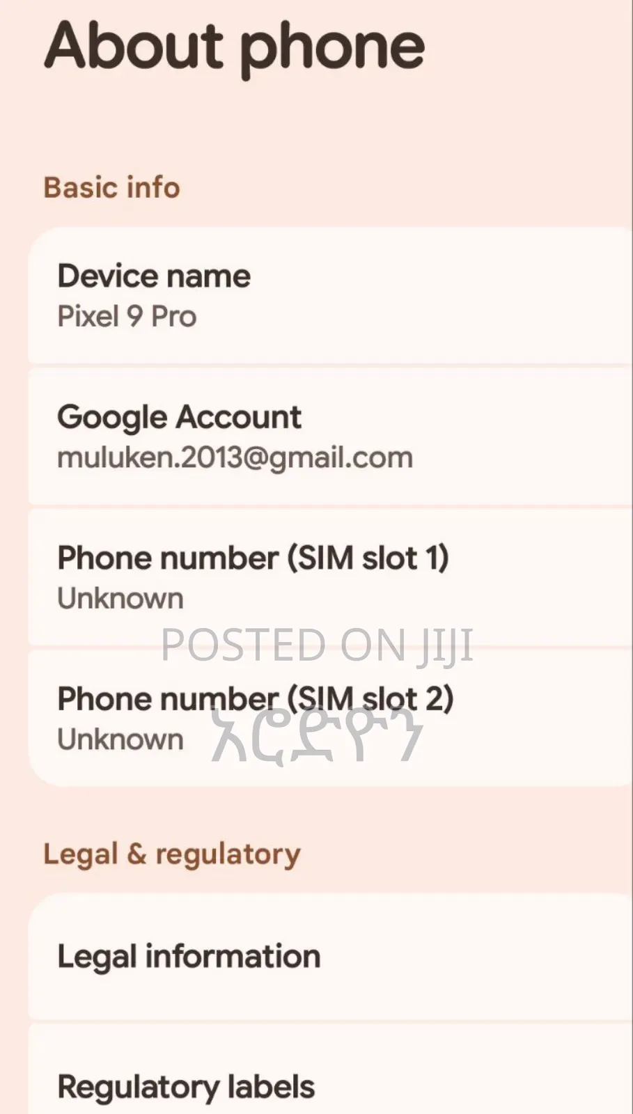 New Google Pixel 9 Pro 256 GB White