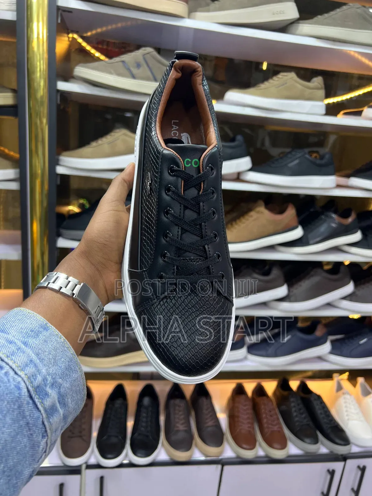 Lacost Original From Usa High Master Quality Full Lather Rok Shoes