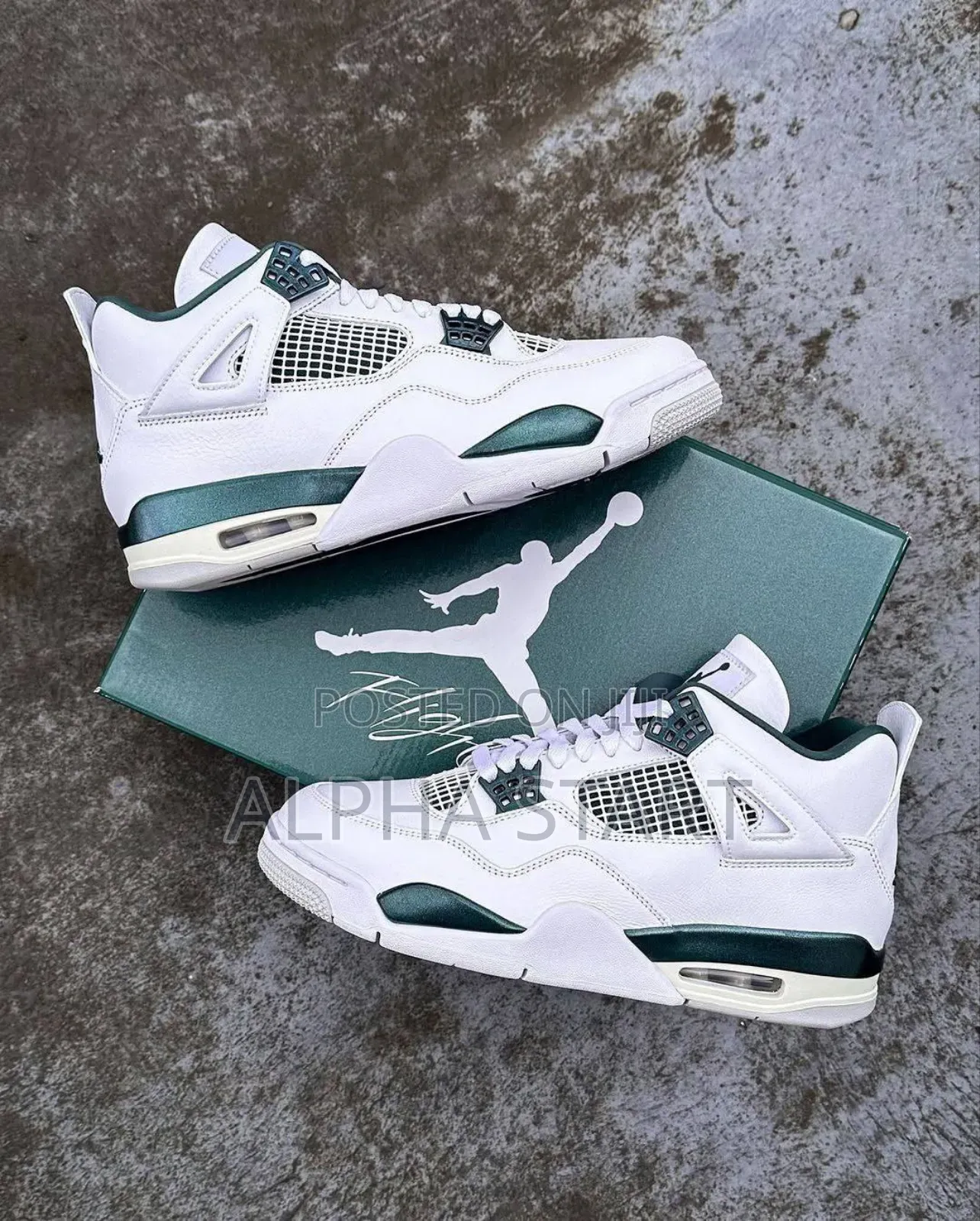 Jordan 4 Black Military Os High Master Quality Smooth