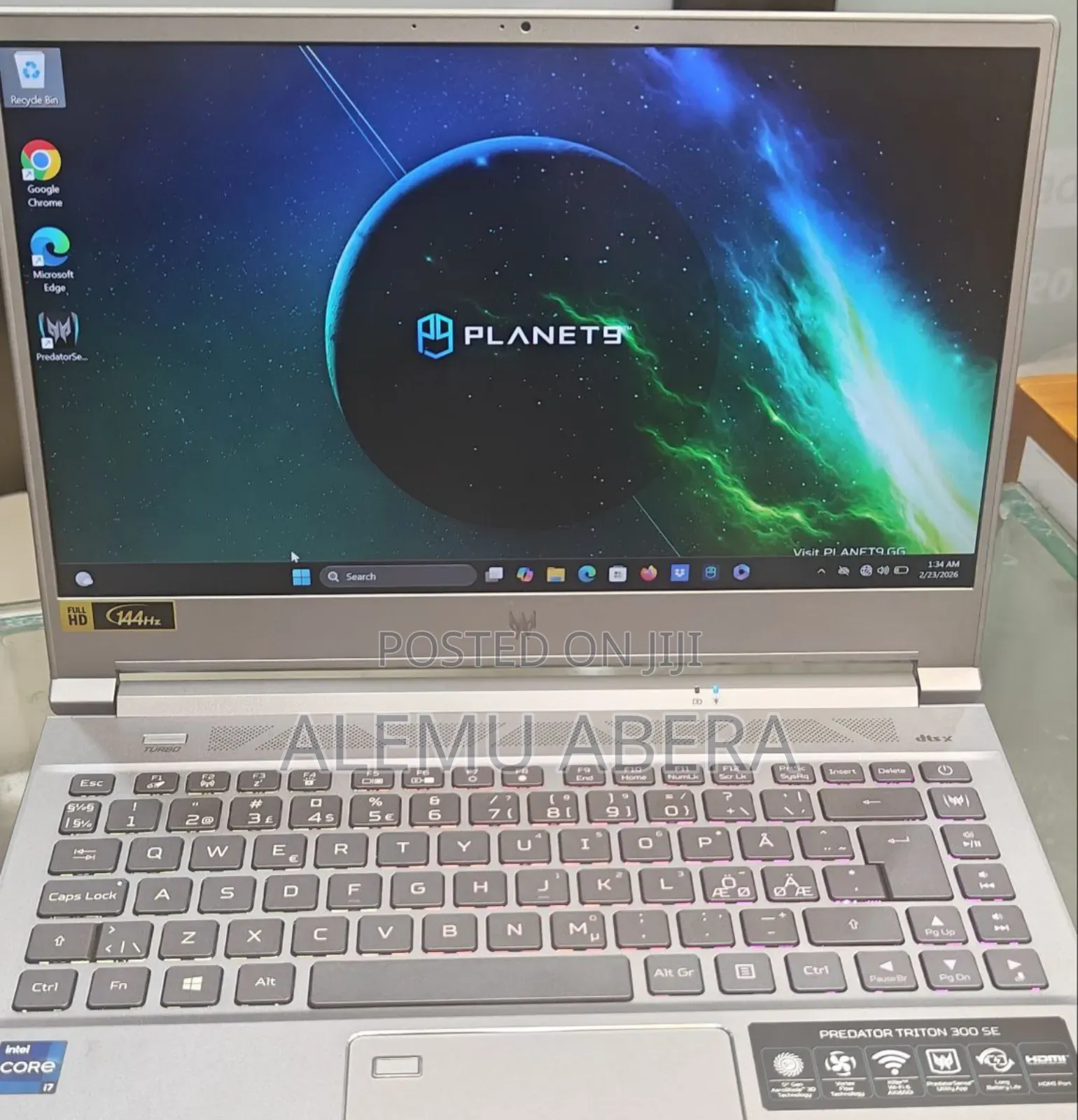 New Laptop Acer Predator 15 16GB Intel Core i7 SSD 1T