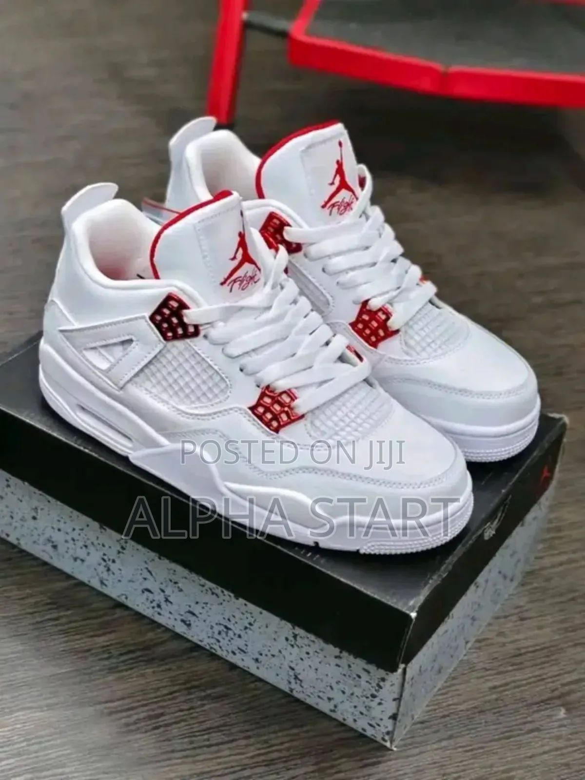 Jordan 4 Bus Full White High Master Quality Smooth Made in Vietnam