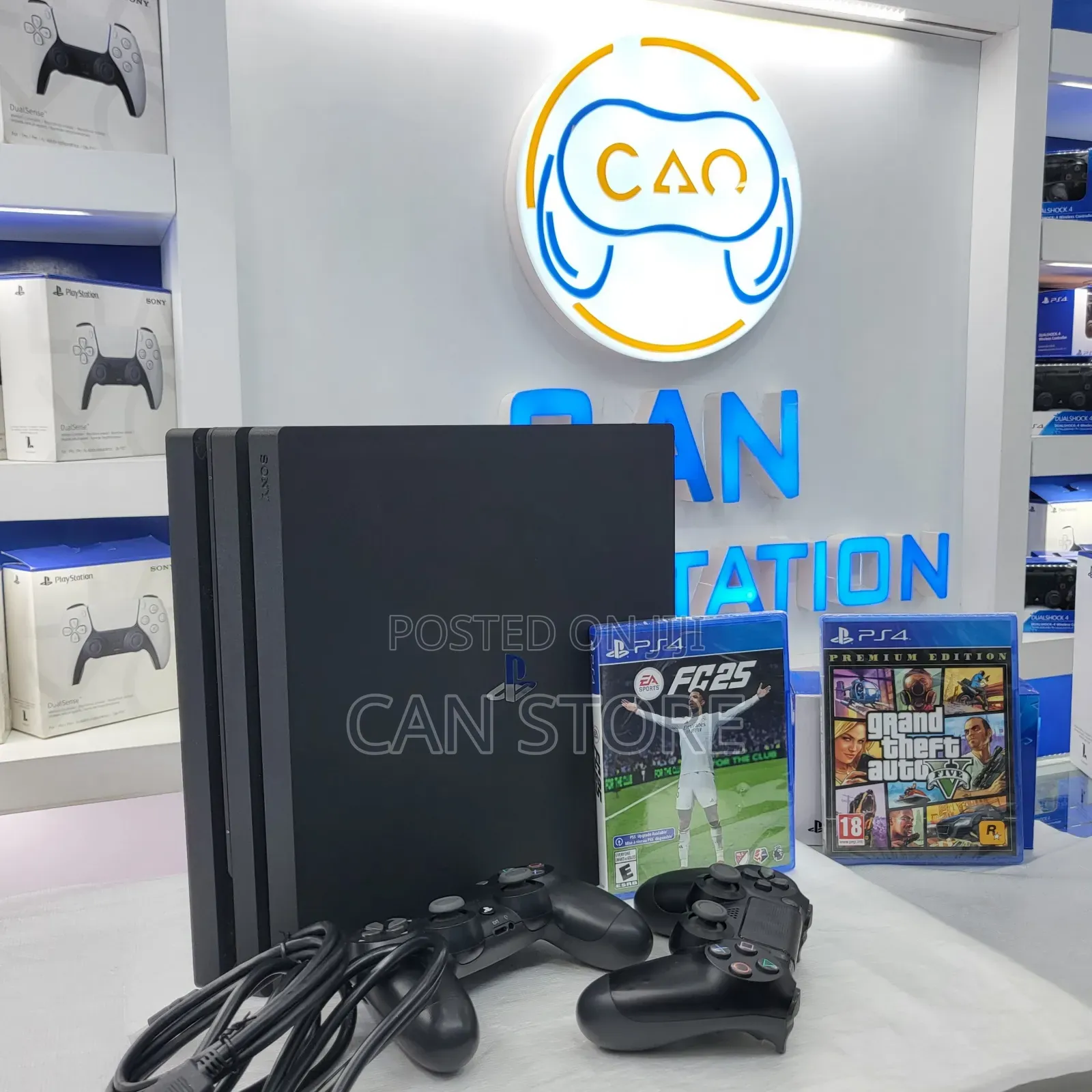 Playstation 4pro Fc26 ጨምሮ የተለያዩ ጌሞችን እንጭናለን