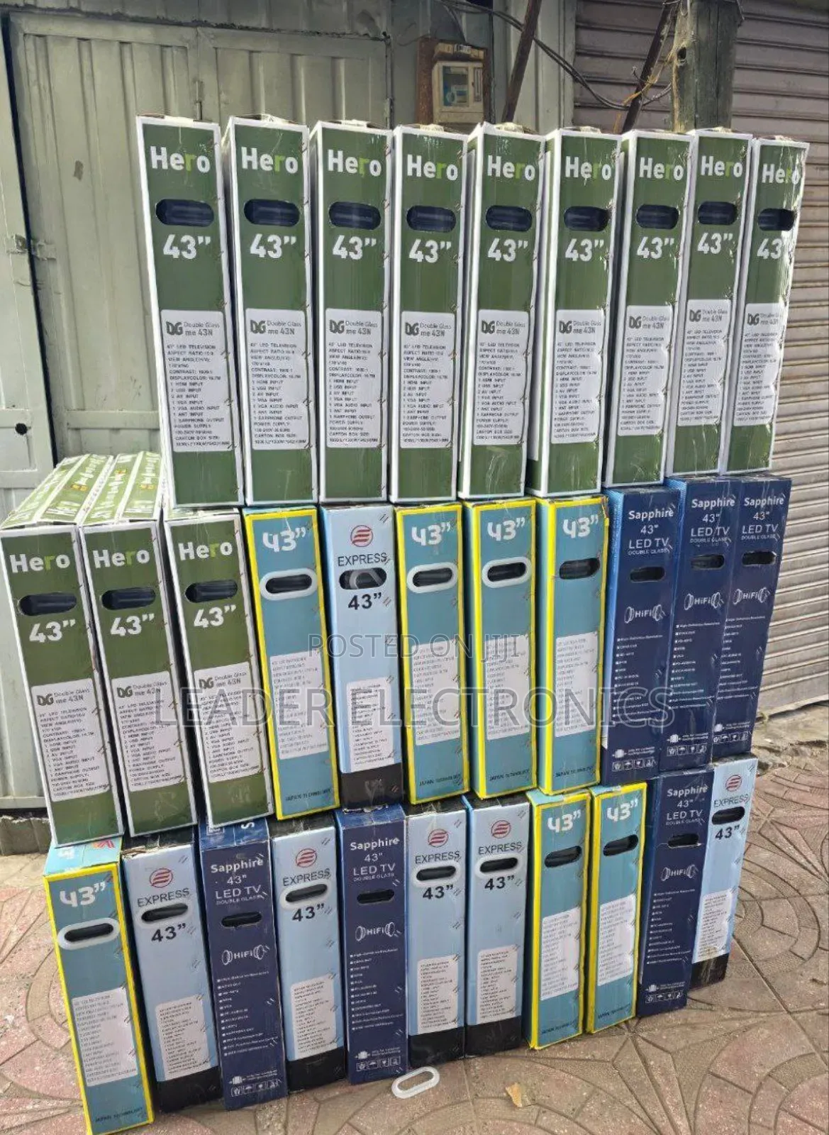 Hero 43′′ Smart Android Tv – Double Glass | Wi-Fi | Frameless Design