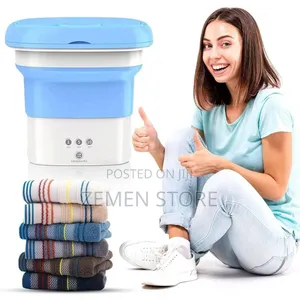 Large Portable Foldable Washing Machine ታጣፊ ትልቁ የልብስ ማጠቢያ ማሽን