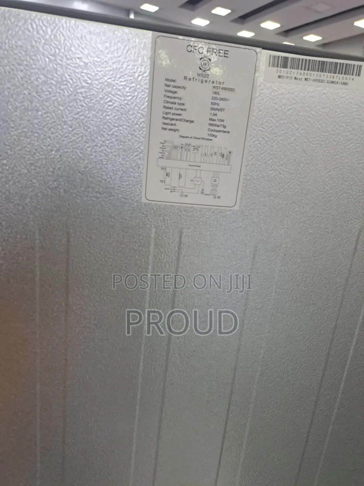 Boss Side by Side Frige