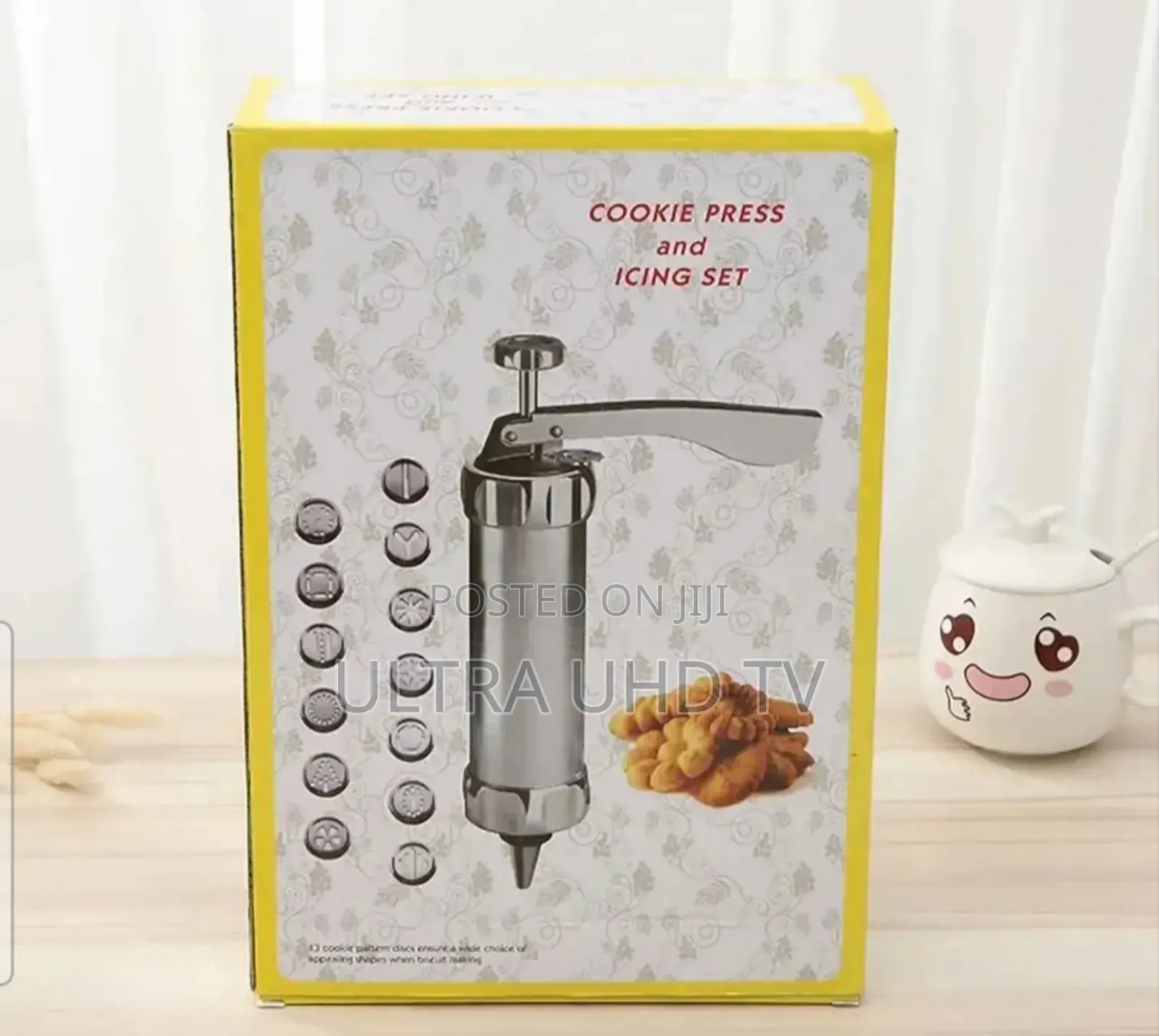 Cookies Press And Icing Gun Set Features A Stainless Steel
