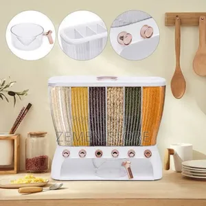 6-Grid Grain Dispenser - ባለ 6 ክፍል የእህልና የጥራጥሬ ማስቀመጫ