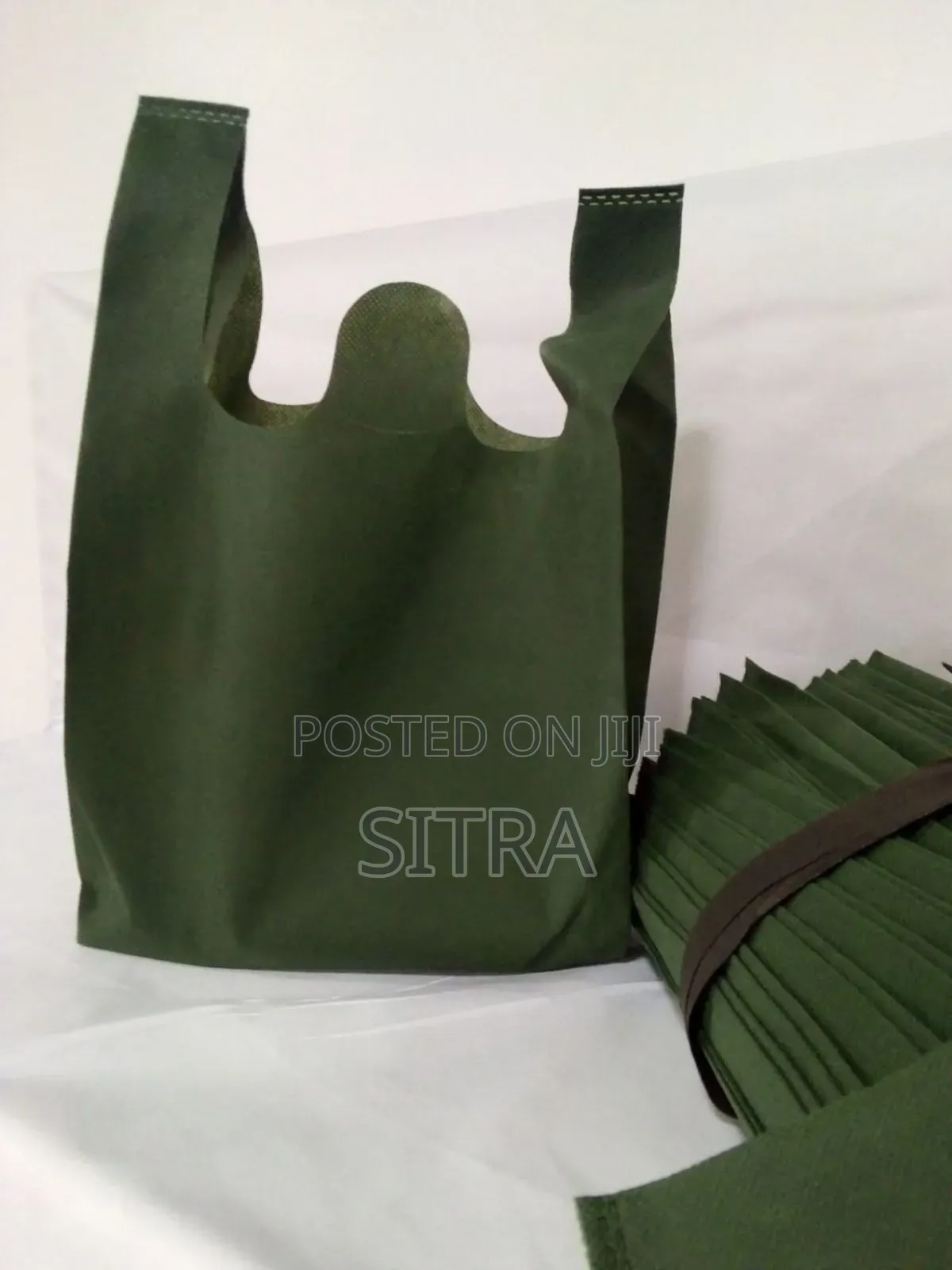 Green Abay የጨርቅ ዘንቢል ፌስታልን የሚተካ የ እቃ መያዣ ዘንቢል የጨርቅ ቦርሳ